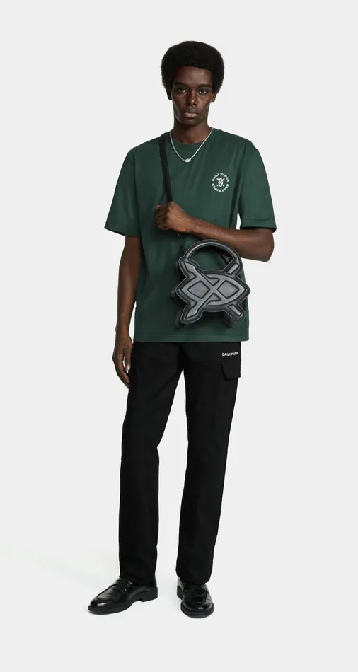 Men Pine Green Circle TShirt Daily Paper TShirts Men Pine Green Circle TShirt Daily Paper TShirts