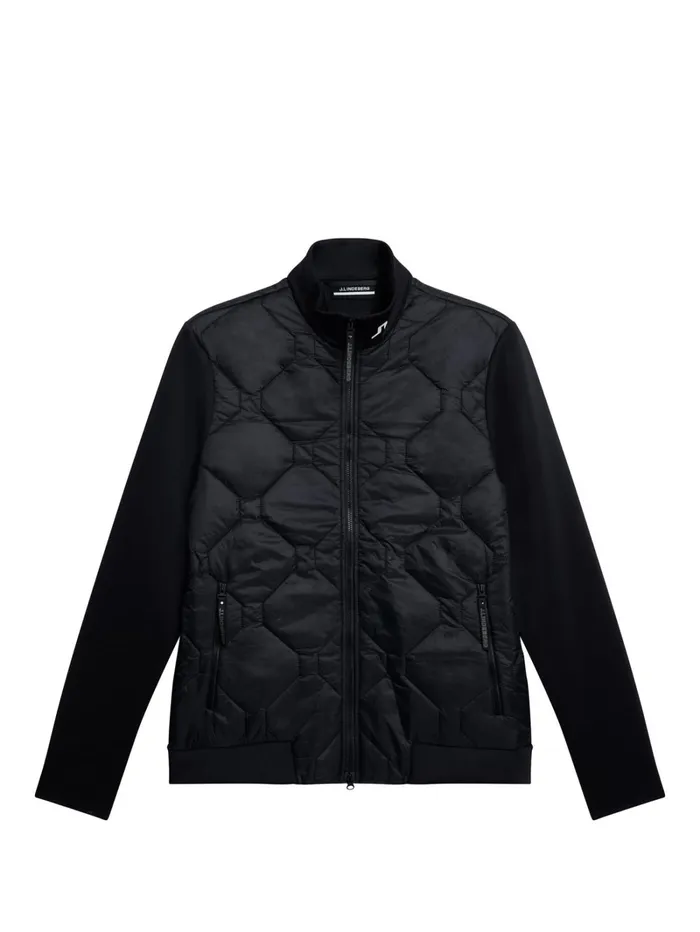 Men Quilt Hybrid Jacket Black JLindeberg Jackets Men Quilt Hybrid Jacket Black JLindeberg Jackets