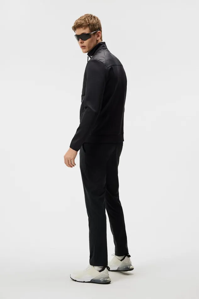 Men Quilt Hybrid Jacket Black JLindeberg Jackets Men Quilt Hybrid Jacket Black JLindeberg Jackets
