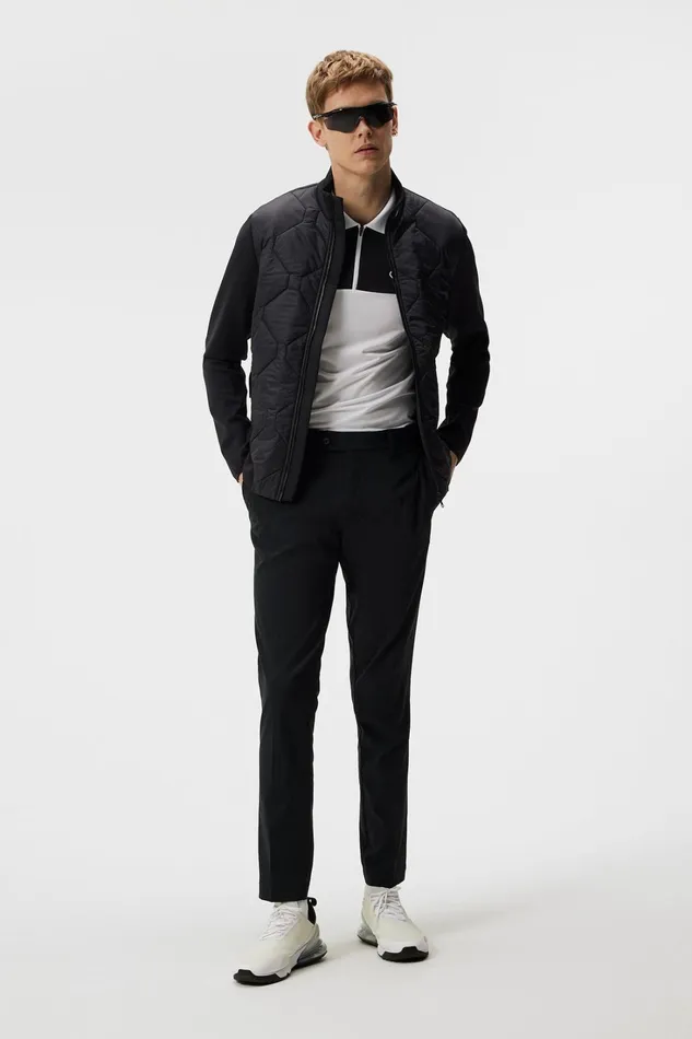 Men Quilt Hybrid Jacket Black JLindeberg Jackets Men Quilt Hybrid Jacket Black JLindeberg Jackets