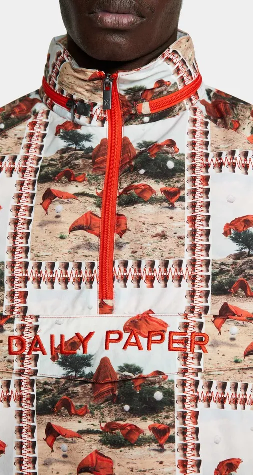 Men Red Grey Ramses Jacket Daily Paper Jackets Men Red Grey Ramses Jacket Daily Paper Jackets