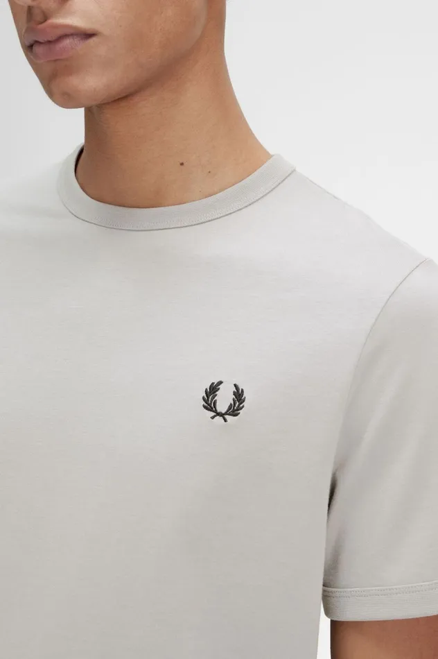 Men Ringer TShirt Limestone Fred Perry TShirts