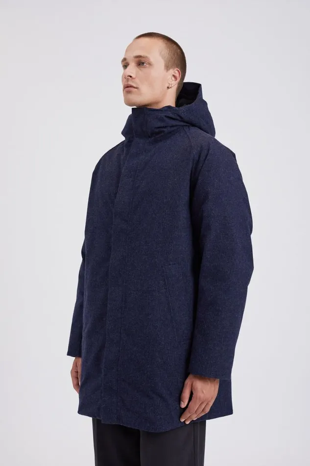 Men Rokkvi 60 GoreTex Wool Down Jacket Dark Navy Norse Projects Outerwear