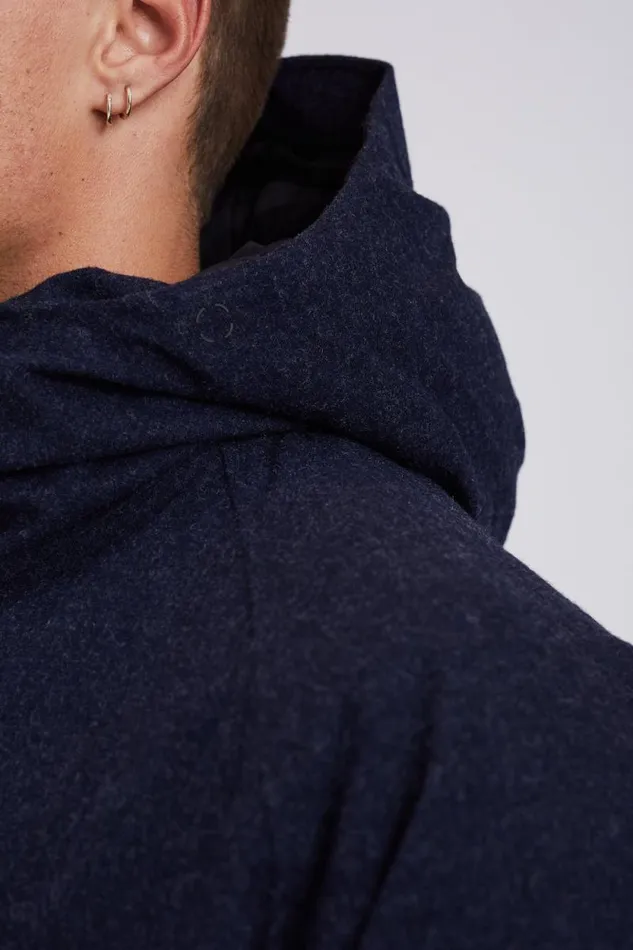 Men Rokkvi 60 GoreTex Wool Down Jacket Dark Navy Norse Projects Outerwear