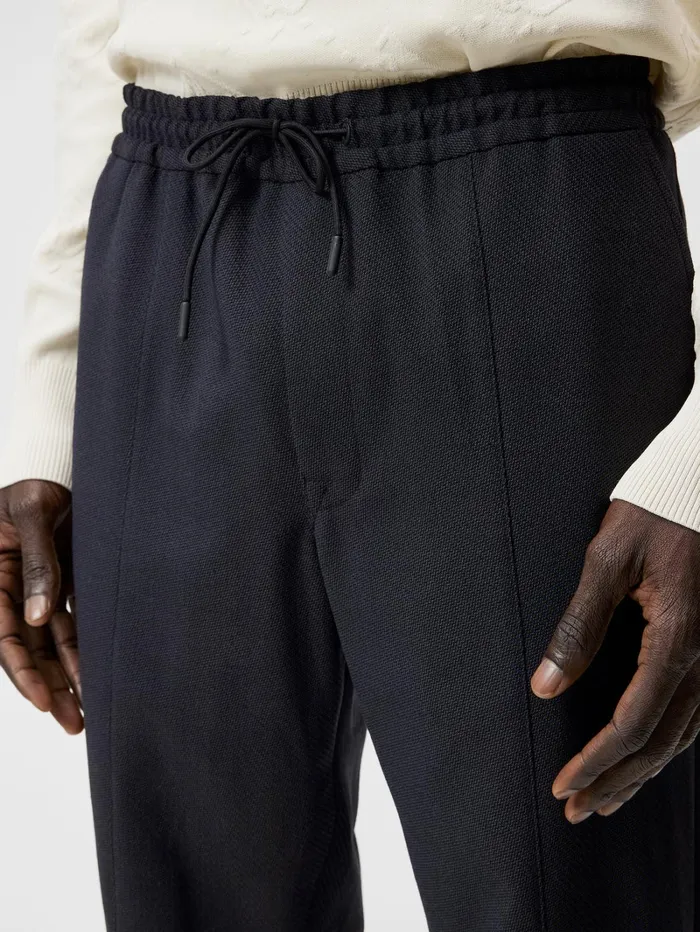 Men Sasha Structured 2 Tone Pants Navy Melange JLindeberg Trousers Men Sasha Structured 2 Tone Pants Navy Melange JLindeberg Trousers