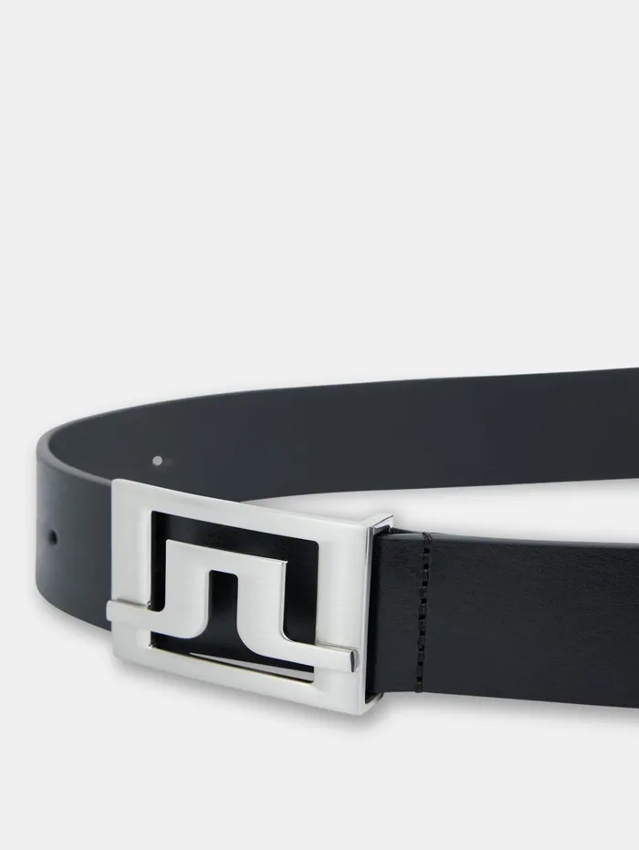 Men Slater 40 Pro Leather Black JLindeberg Belts Men Slater 40 Pro Leather Black JLindeberg Belts
