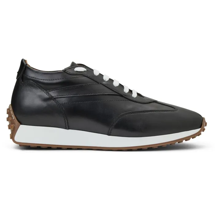 Men Sneakers Bruno Magli Duccio Mid Leather Jogger SneakerBlack