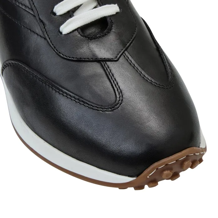 Men Sneakers Bruno Magli Duccio Mid Leather Jogger SneakerBlack