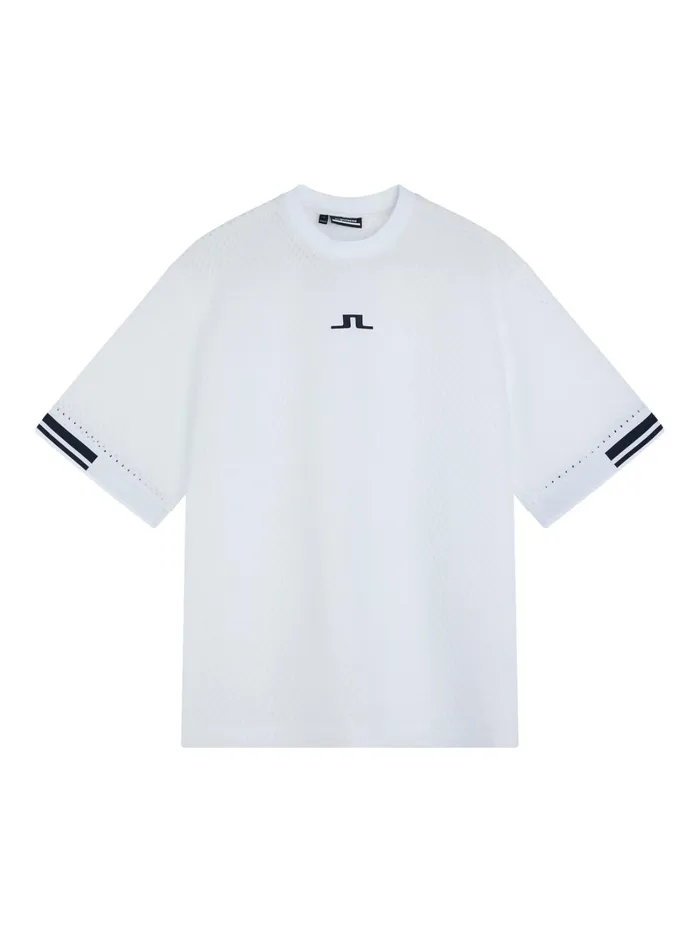 Men Spencer Tee White JLindeberg Base and Mid Layers Men Spencer Tee White JLindeberg Base and Mid Layers