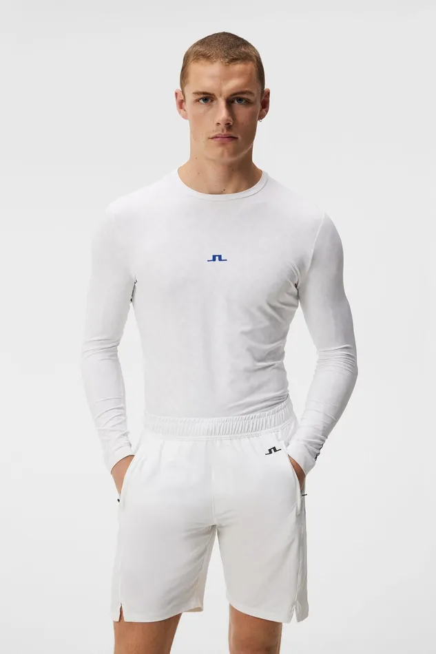 Men Thor Long Sleeve White Printed Bridge JLindeberg Base and Mid Layers