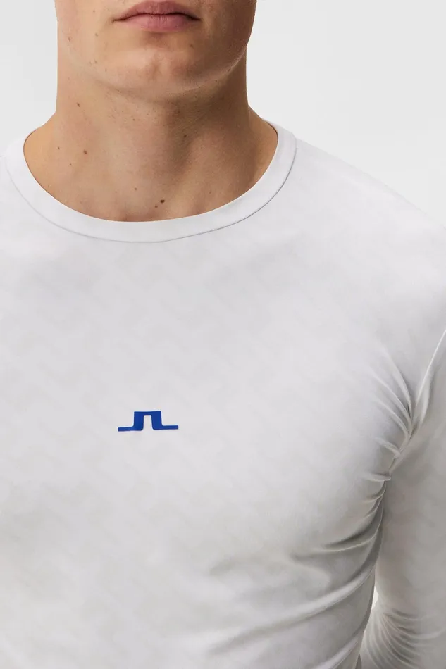 Men Thor Long Sleeve White Printed Bridge JLindeberg Base and Mid Layers Men Thor Long Sleeve White Printed Bridge JLindeberg Base and Mid Layers