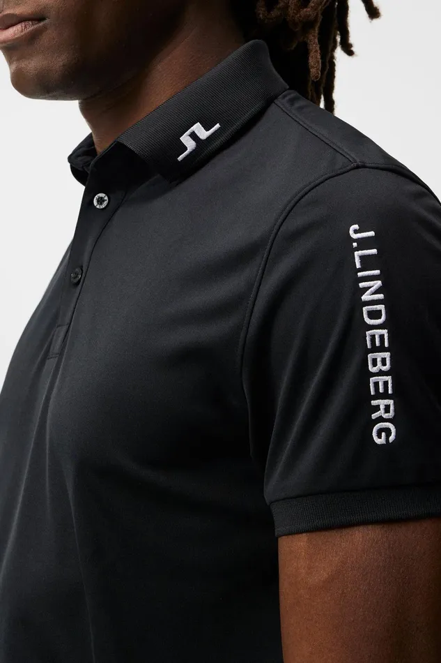 Men Tour Tech Reg Fit Golf Polo Black JLindeberg Polo Shirts Men Tour Tech Reg Fit Golf Polo Black JLindeberg Polo Shirts
