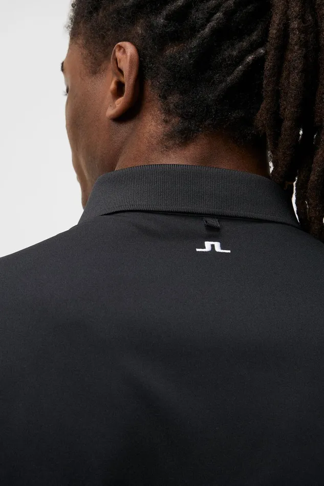 Men Tour Tech Reg Fit Golf Polo Black JLindeberg Polo Shirts Men Tour Tech Reg Fit Golf Polo Black JLindeberg Polo Shirts