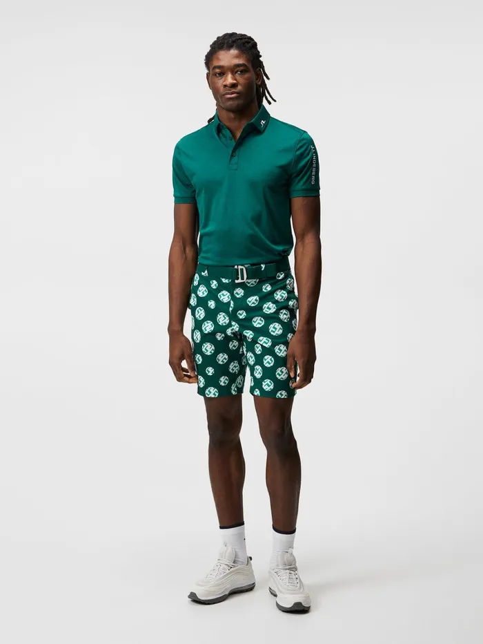 Men Tour Tech Slim Fit Polo Rain Forest Melange JLindeberg Polo Shirts Men Tour Tech Slim Fit Polo Rain Forest Melange JLindeberg Polo Shirts