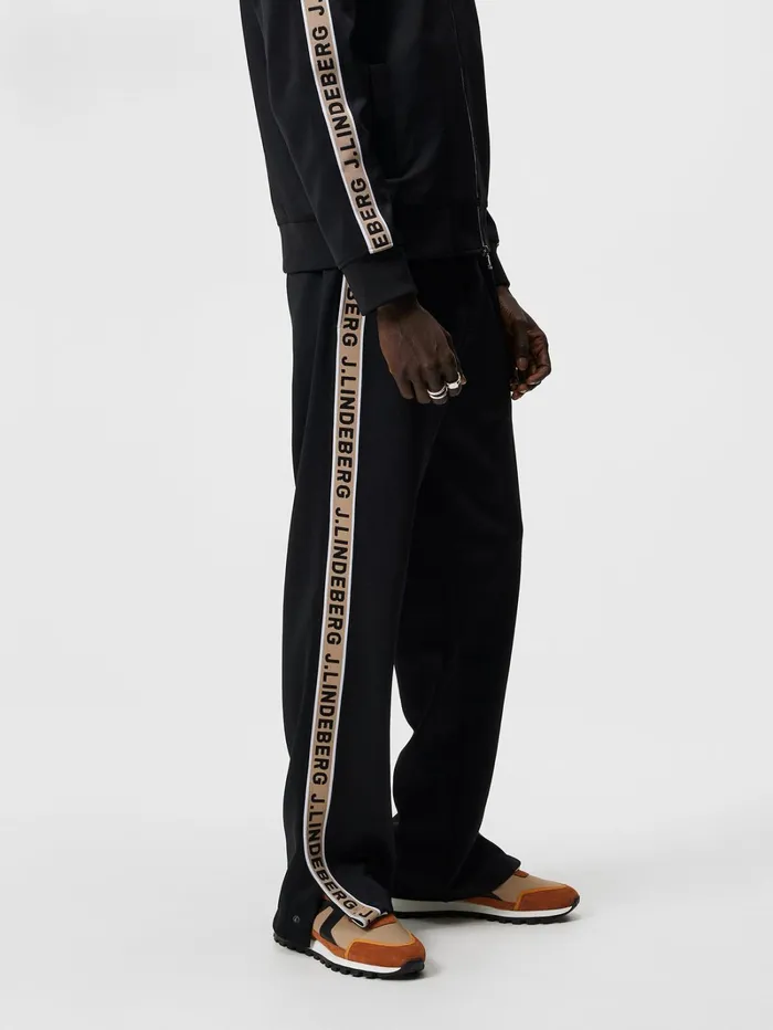 Men Travis Track Pants Black JLindeberg Trousers