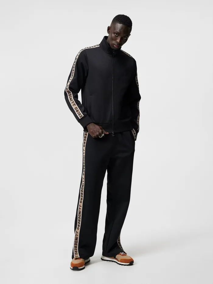Men Travis Track Pants Black JLindeberg Trousers Men Travis Track Pants Black JLindeberg Trousers