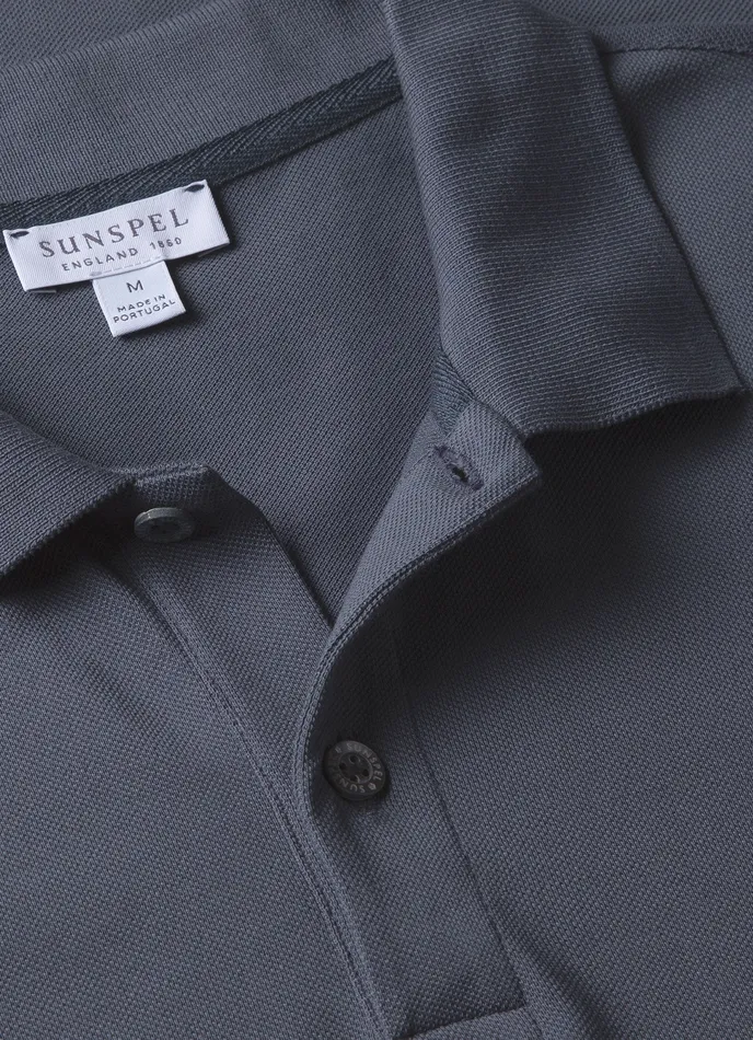 Men ussunspel Piqu Polo Shirt Slate Blue Polo Shirts Men ussunspel Piqu Polo Shirt Slate Blue Polo Shirts