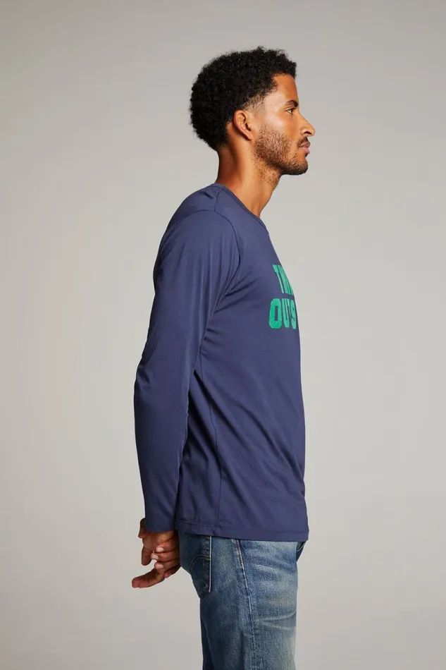 Mens Chaser Brand Tops Think Outside Mens Long Sleeve