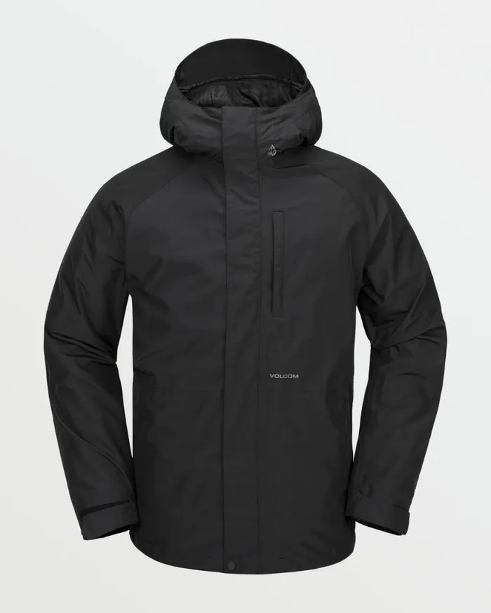 Mens Dua Insulated Gore Jacket 8211 Black Mens Volcom Jackets