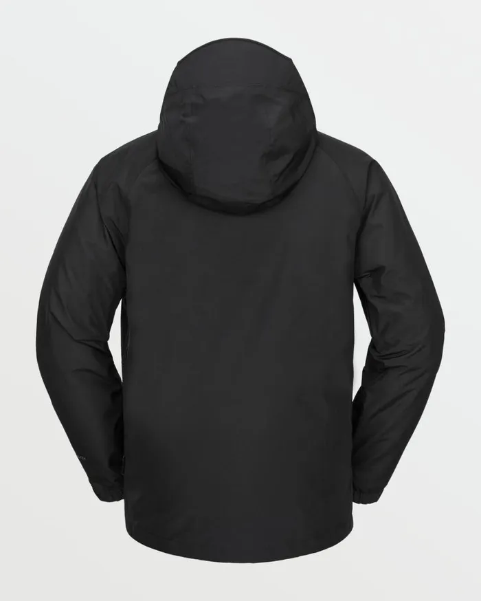 Mens Dua Insulated Gore Jacket 8211 Black Mens Volcom Jackets