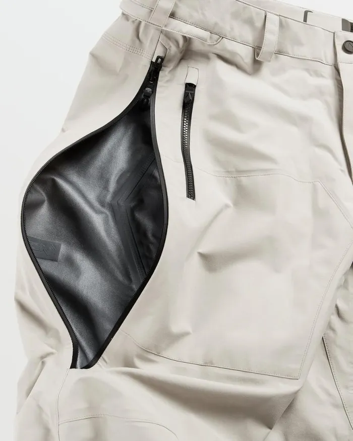 Mens Guide GoreTex Pants 8211 Stone Mens Volcom Pants
