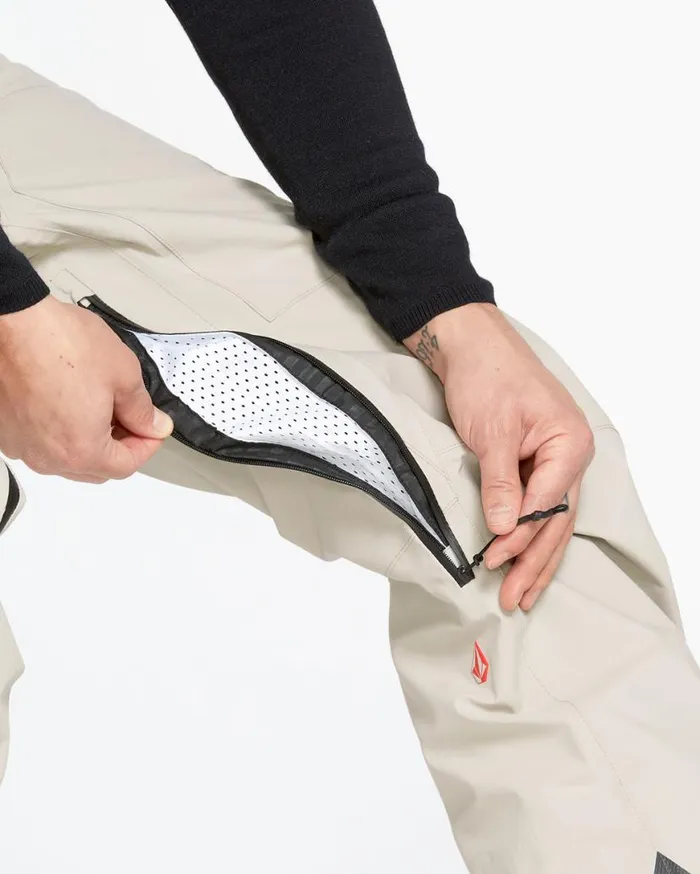Mens Guide GoreTex Pants 8211 Stone Mens Volcom Pants