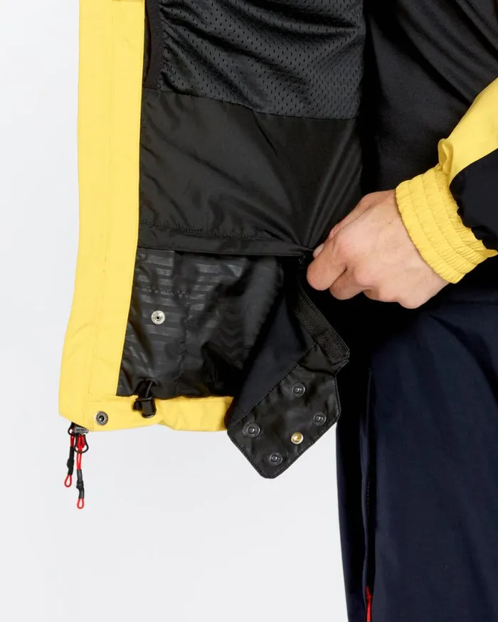 Mens Longo GoreTex Jacket 8211 Dark Yellow Mens Volcom Jackets