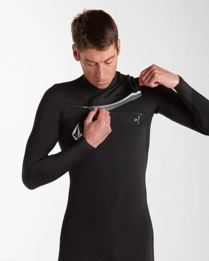 Mens Modulator 22mm Long Sleeve Springsuit 8211 Black Mens Volcom Wetsuits