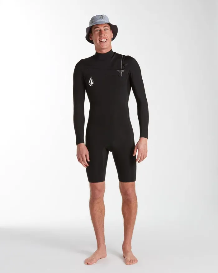 Mens Modulator 22mm Long Sleeve Springsuit 8211 Black Mens Volcom Wetsuits