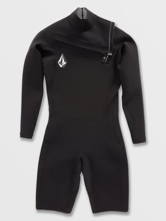 Mens Modulator 22mm Long Sleeve Springsuit 8211 Black Mens Volcom Wetsuits