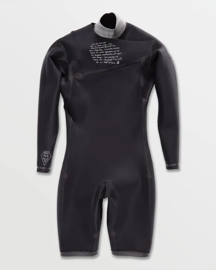 Mens Modulator 22mm Long Sleeve Springsuit 8211 Black Mens Volcom Wetsuits