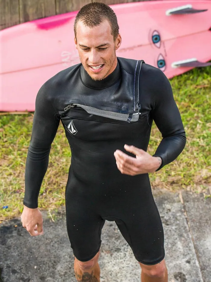 Mens Modulator 22mm Long Sleeve Springsuit 8211 Black Mens Volcom Wetsuits