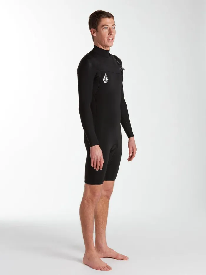 Mens Modulator 22mm Long Sleeve Springsuit 8211 Black Mens Volcom Wetsuits