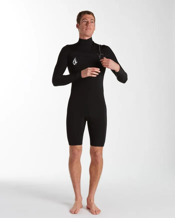 Mens Modulator 22mm Long Sleeve Springsuit 8211 Black Mens Volcom Wetsuits