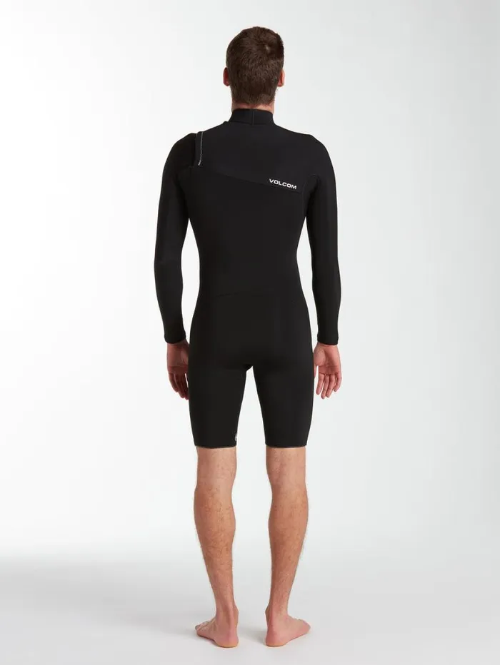 Mens Modulator 22mm Long Sleeve Springsuit 8211 Black Mens Volcom Wetsuits