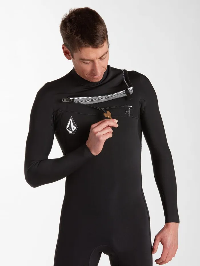 Mens Modulator 22mm Long Sleeve Springsuit 8211 Black Mens Volcom Wetsuits