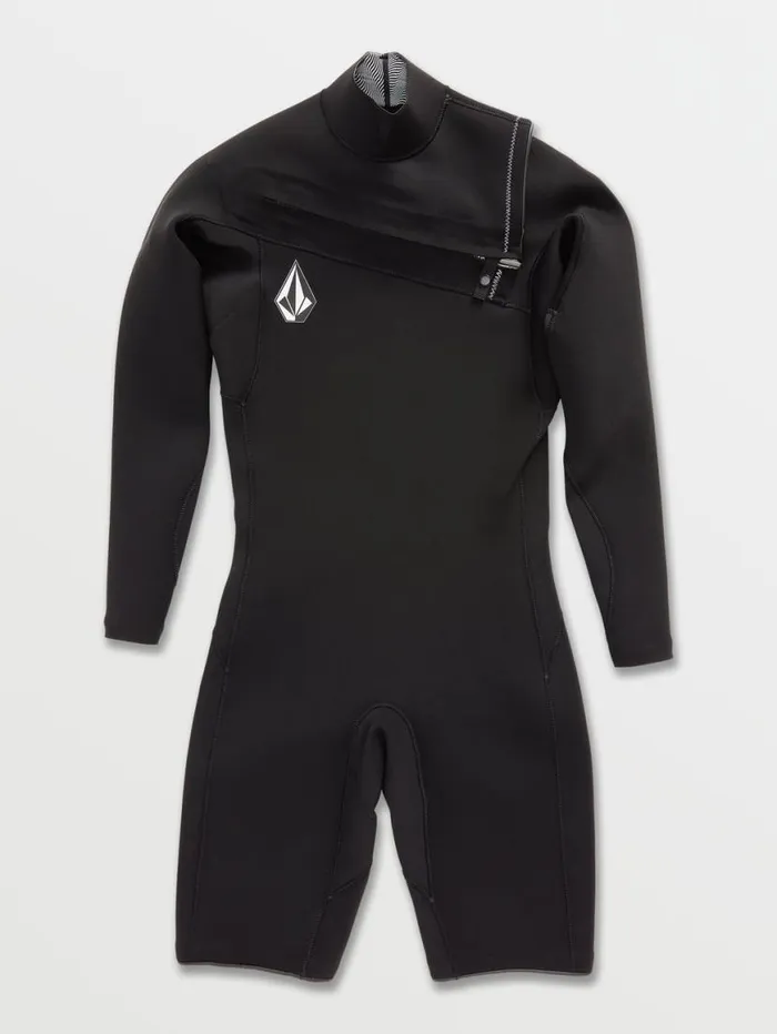 Mens Modulator 22mm Long Sleeve Springsuit 8211 Black Mens Volcom Wetsuits