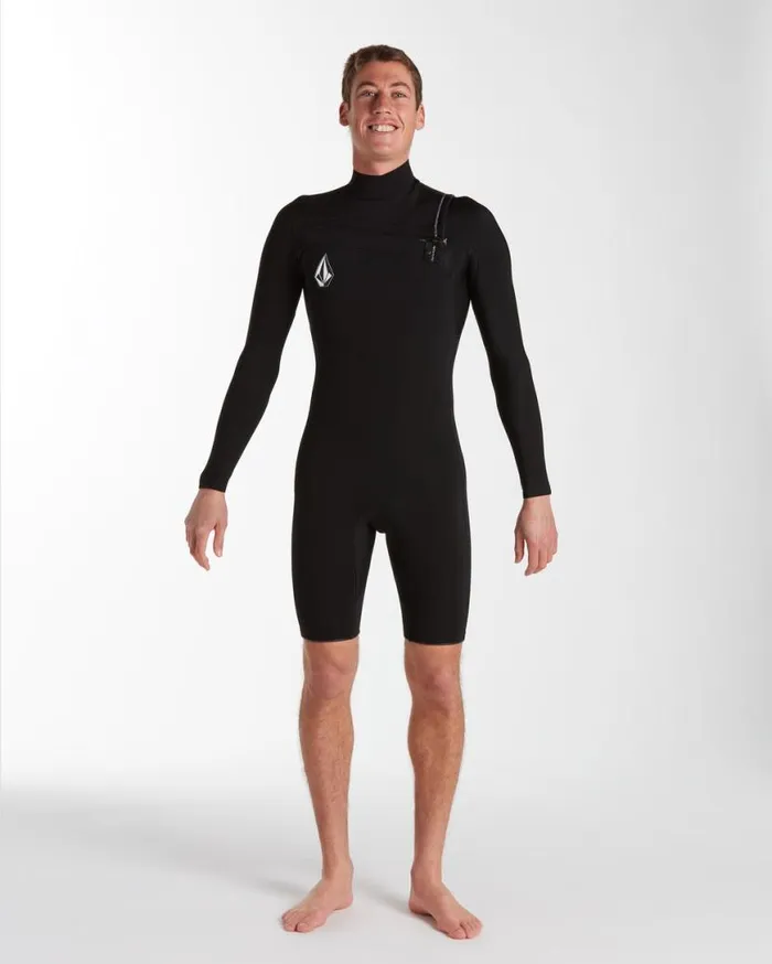 Mens Modulator 22mm Long Sleeve Springsuit 8211 Black Mens Volcom Wetsuits