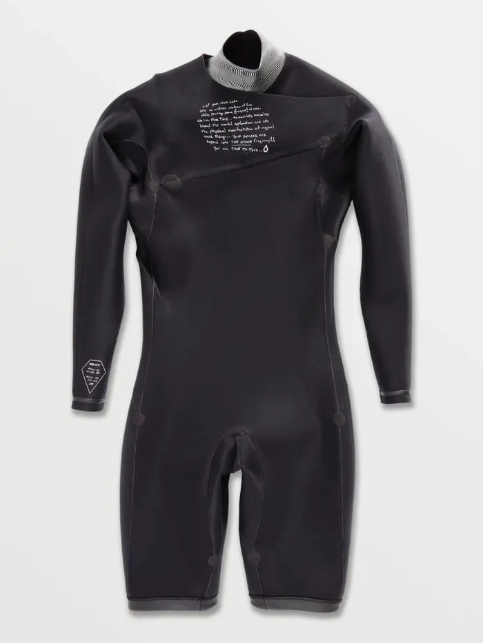 Mens Modulator 22mm Long Sleeve Springsuit 8211 Black Mens Volcom Wetsuits