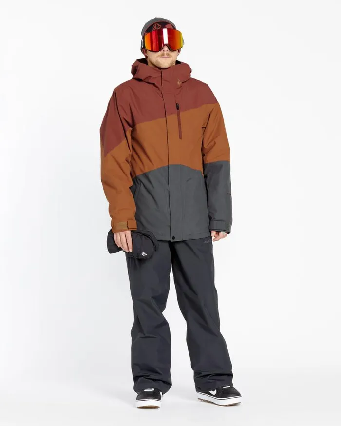 Mens Primry Jacket 8211 Caramel Mens Volcom Jackets