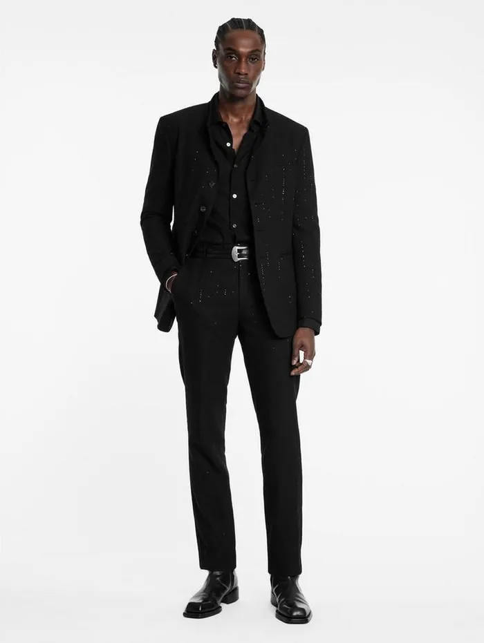 MERCER PANTS Black Men John Varvatos Dress Pants