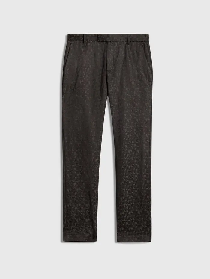 MERCER PANTS Charcoal Grey Men John Varvatos Dress Pants