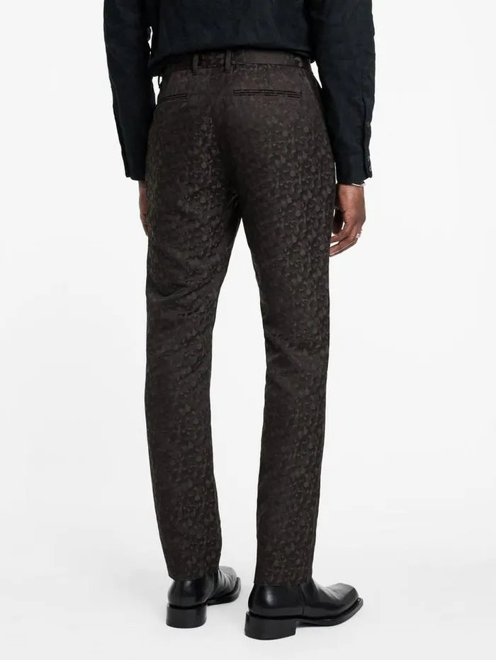 MERCER PANTS Charcoal Grey Men John Varvatos Dress Pants