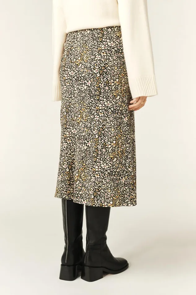 Midi Skirt Slopa Beige Women Baandsh Skirts and Shorts