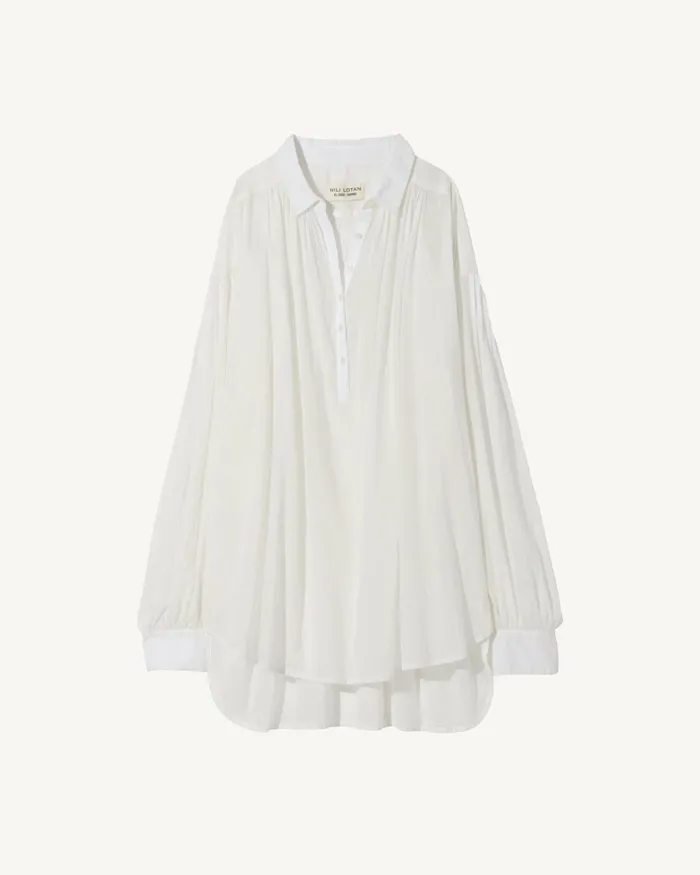 MILES BLOUSE Ivory Women Nili Lotan Tops