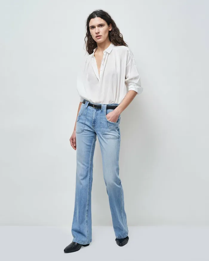 MILES BLOUSE Ivory Women Nili Lotan Tops