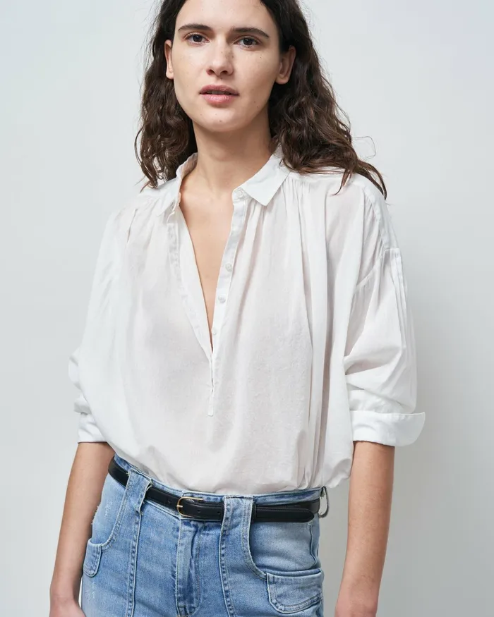MILES BLOUSE Ivory Women Nili Lotan Tops
