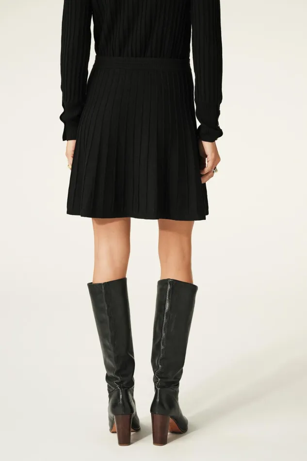 Mini Skirt Jolenta Black Women Baandsh Skirts and Shorts
