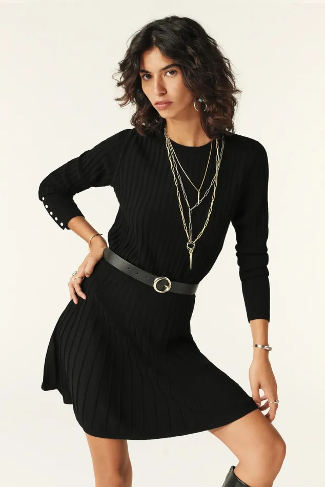 Mini Skirt Jolenta Black Women Baandsh Skirts and Shorts