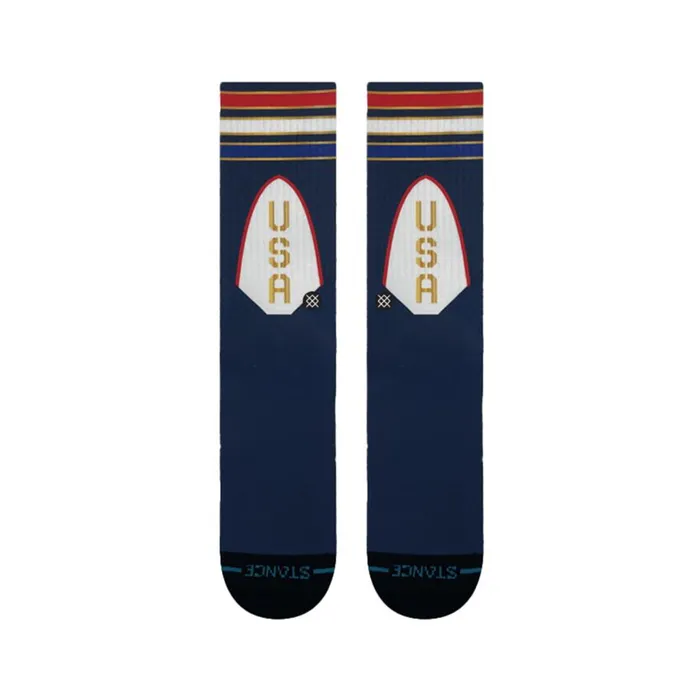 Mlb 2024 Fourth Of July Poly Crew Socks Navy MenWomen Stance Crew